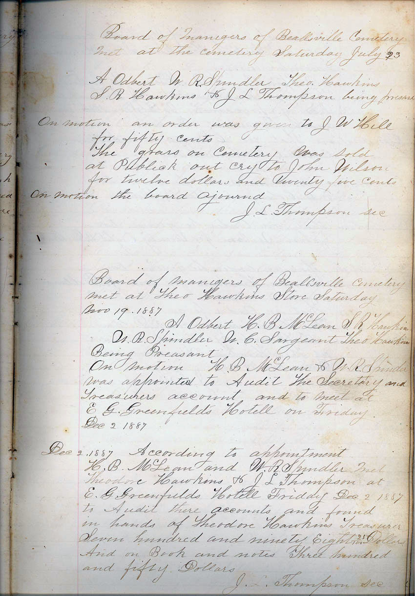 minute book